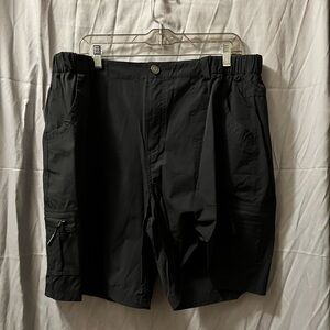 Classic Black Cargo Shorts for Men